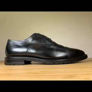allen edmonds black cap toe